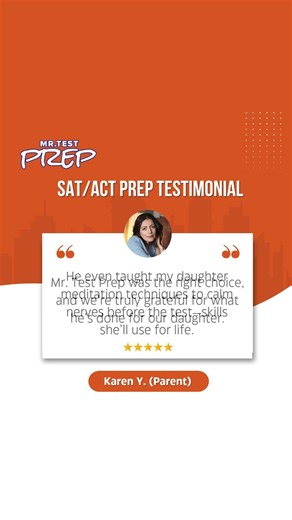 Los Altos Student Wins With Custom SAT & ACT Prep & Calm-Focus Tools #MrTestPrep