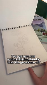 I created these 25 page watercoloring books with outlines to help you feel confident and create beautiful art from day one. | Bailey Rae Studio