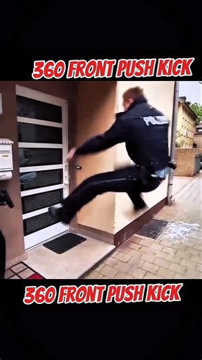 360 Front Push Kick #tutorial #taekwondo #pencaksilat #360kick #action #scene #shorts