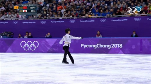 Enjoy Yuzuru Hanyu of Japan's incredible men's free skating gold medal performance from the Winter Olympics 2018 at PyeongChang. #WinterOlympics | #FigureSkating | #PyeongChang2018 | Olympics