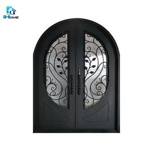 [Hot Item] Cheap Wrought Iron Door Wrought Iron Entry Door Modern Wrought Iron Garage Doors