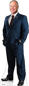 Cardboard People Tim Walz Standee Life Size Cardboard Cutout Standup