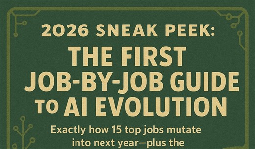 2026 Sneak Peek: The First Job-by-Job Guide to AI Evolution