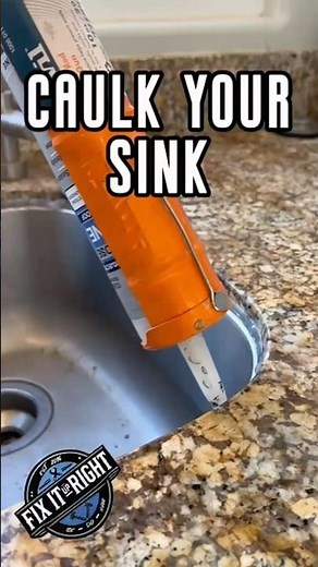 How to Caulk Your Sink | #HowTo #DIY #Caulking