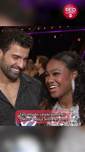 Tatyana Ali got to celebrate her 'DWTS' debut with her sons