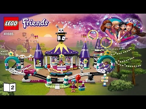 LEGO instructions - LEGO Friends - 41685 - Magical Funfair Roller Coaster (Book 2)