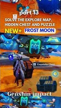 Part 13| Hidden Chest and completely Puzzle frost moon| Genshin impact ✨ #genshinimpact #frostmoon