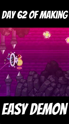 🔥day 62 of making a easy demon🔥 #geometrydash #shorts #gmd