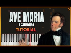 AVE MARIA by Franz Schubert | Piano Tutorial (Part 1) Slow and Detailed