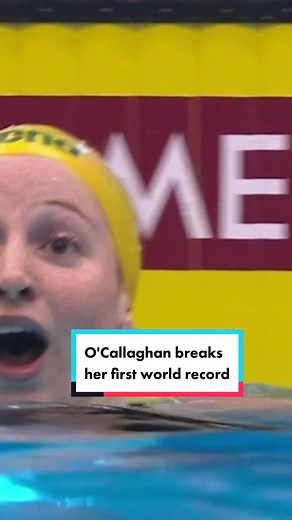 Australian teenager Mollie O’Callaghan has broken her first individual world record and pipped training teammate Ariarne Titmus in an extraordinary 200m freestyle final at the world swimming championships. #worldswimmingchampionships2023 #mollieocallaghan #australia