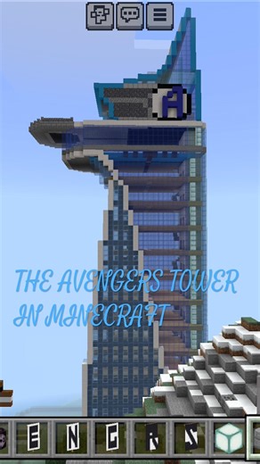 The Avengers & Stark Towers in Minecraft #avengers #minecraft