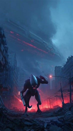 Aliens attack on earth #alien #transformers #shortvideo