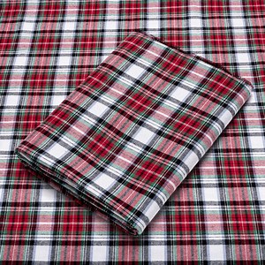 Red, White, and Green Tartan Plaid Flannel Fabric - 60" Wide - 100% Cotton - Sold by the Yard - for Shirts, Scarves, Pajamas & Blankets - Etsy