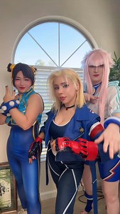 Who are you choosing as your fighter? Choose wisely Chun li @phoenix.soaringg Manon @vamplettes Cammy me! #cosplay #capcom #streetfighter #streetfighter6 #sf6 #chunli #cammy #anime #cammycosplay #manon #streetfightercosplay | Roxy Wong