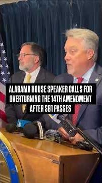 Alabama Republicans Spark FIRESTORM Over 14th Amendment Comments 😳 #Alabama #Politics #VotingRights