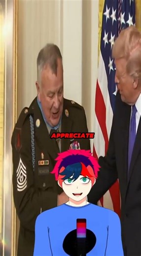 President Trump reward a medal of honor | #newshorts