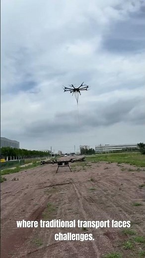 Monster Drone Lifts 400KG! Heavy Lift UAV in Action