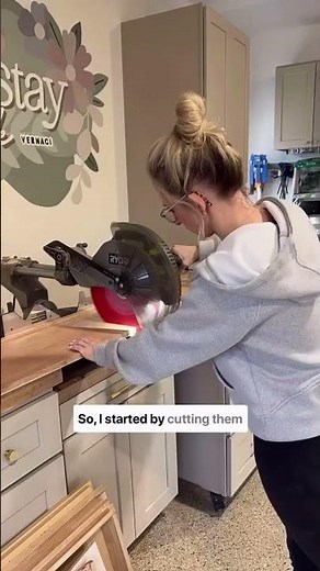 Follow for more! DIY Floating Shelf Hack! 💪🏼