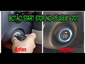 Instalação do Botão Start Stop no Peugeot 207 Passion