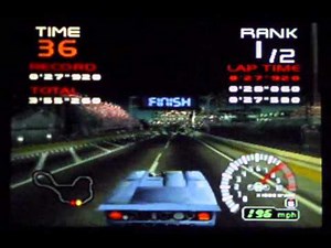 Ridge Racer 64 - Lizard Nightmare Car Attack