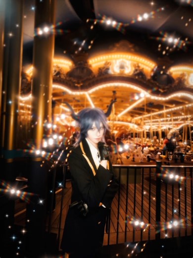 もうハロウィーン待ちどうしい#cosplay #twstコスプレ #マレウス・ドラコニア #dハロ仮装2025 #ツイステッドワンダーランド