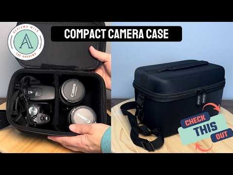 Compact and Stylish Camera Case - Perfect for Canon and Sony #cameracase