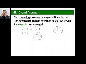 Saxon Math - Pre-Algebra 1/2: 3rd Edition (Lesson 41) - Overall Average