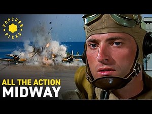 All-Action Dogfight & Air Attack Scenes | Midway (1976)