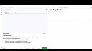 Solution video for fizzBuzz challenge