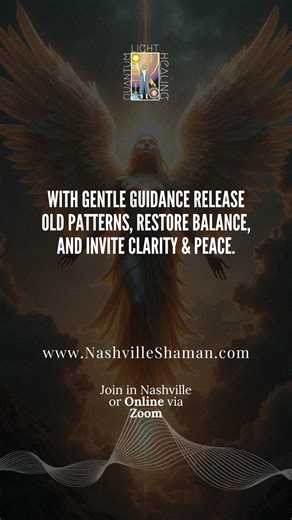 🌿 Rite of Release & Empowerment 2026 | A gentle, powerful session to help you let go, re-center, and reclaim your energy. Ready to release what no longer serves you? Perfect for those feeling stuck, weighed down, or in need of a fresh energetic reset. ✨ Available in Nashville or online via Zoom. 🔗 Tap link in bio or visit nashvilleshaman.com to reserve your session today. | Jeff Crawford - Quantum Light Shamanic Healing