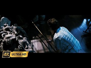 The Forbidden Kingdom (2008) Movie Clip - Monkey King Staff Scene HD