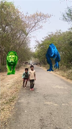 Big Dinosaur Chase T-rex chasing part 27 #shorts #dinosaur #youtuber #dinosaurs #youtubeshorts