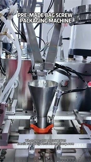 Pre-made Bag Screw Packaging Machine | Hardware Component Packing System