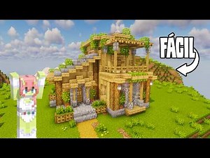 EASY STARTING HOUSE IN MINECRAFT SURVIVAL (PERFECT FOR BEGINNERS!)