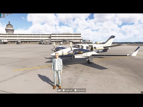 Beechcraft B60 Turbine Duke. (KDCA) Ronald Reagan Int'l Airport, Washington, DC,