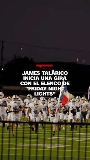 James Talarico inicia una gira con el elenco de "Friday Night Lights"