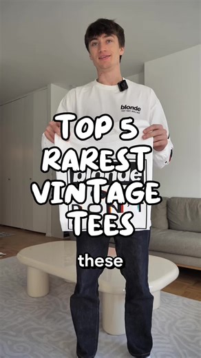 Top 5 Rarest Vintage Tees in My Collection 🙂‍↕️ (From 10-25 📅) | vintage tees
