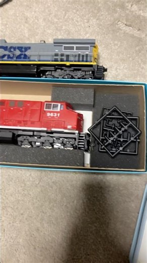 Ho scale CSX and Canadian Pacific AC4400 by Athearn genius and blue box
