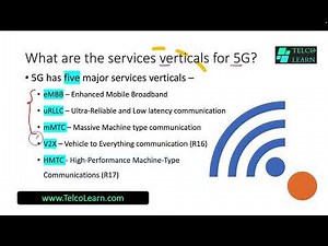 What are the 5G Service verticals? eMBB | uRLLC | mMTC | HMTC | V2X