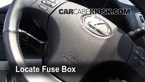 Interior Fuse Check: 2006 Lexus IS250 2.5L V6