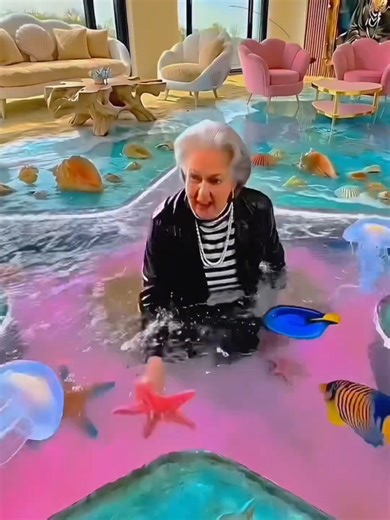 Crazy Infinity Star Epoxy Floor Design