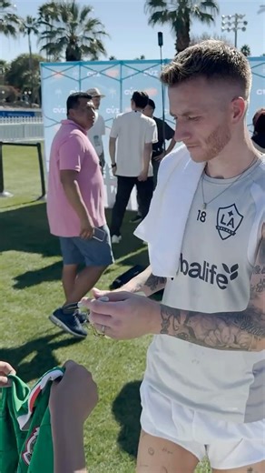 I DROVE 2.5 HOURS TO MEET MY IDOL 🤩🐐 #marcoreus #lagalaxy #mls