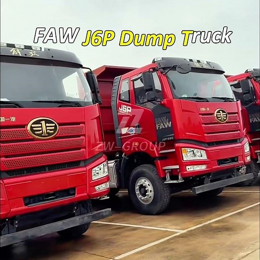 FAW J6P 560HP 6x4 Dump Truck | Heavy-Duty Mining King | ZW Group