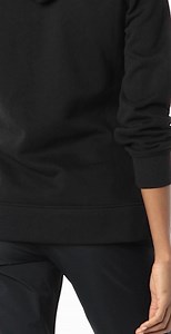 Watch Amazon Essentials Women's Fleece Hooded Tunic Sweatshirt, Black, X-Small on Amazon Live