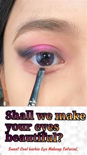 Sparkly Pink Eyes That Don't Crease (Barbie Edition) #eyeshadow #makeuptips #tutorial
