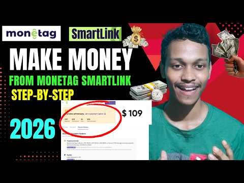 How To Make Money From Monetag Smartlink | Full Tutorial Of Monetag Smartlink 2026