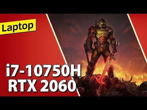 i7-10750H + RTX 2060 Laptop // Test in 10 Games