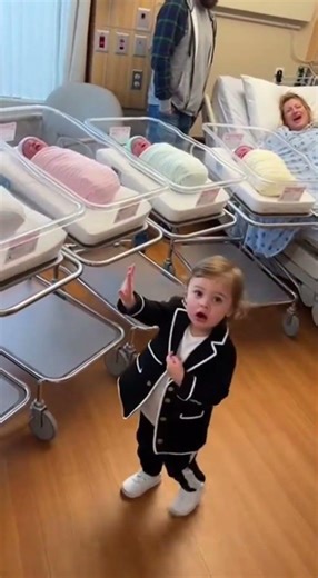 Toddler Sees 5 New Babies… “Counting This Is Impossible!” 😭😂 #TooManyBabies #ToddlerCounting #Fun