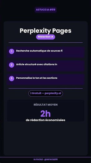 Perplexity Pages : un article de blog en 2 minutes