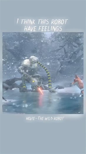 invinci-gg on Instagram: "The Wild Robot tells the story of Roz, a robot who gets stranded on a wild island. She slowly learns to survive, communicate with animals, and understand emotions. Through friendship, kindness, and motherhood, the movie shows how love and empathy can exist even in machines, blending nature and technology beautifully. #movesclips"